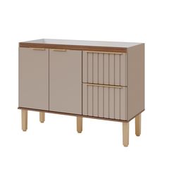 Gabinete para Cozinha Agata 114cm Cappuccino/freijó Mgm