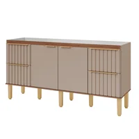 Balcão Coz Agata 174cm Cappuccino/freijo Mgm
