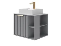 Armario Noruega 60cm Platina