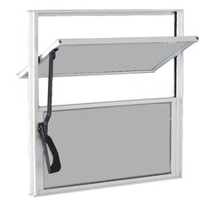 Ecosul Janela Basculante 1 Secção Vidro Mini Boreal 40x40 Branco