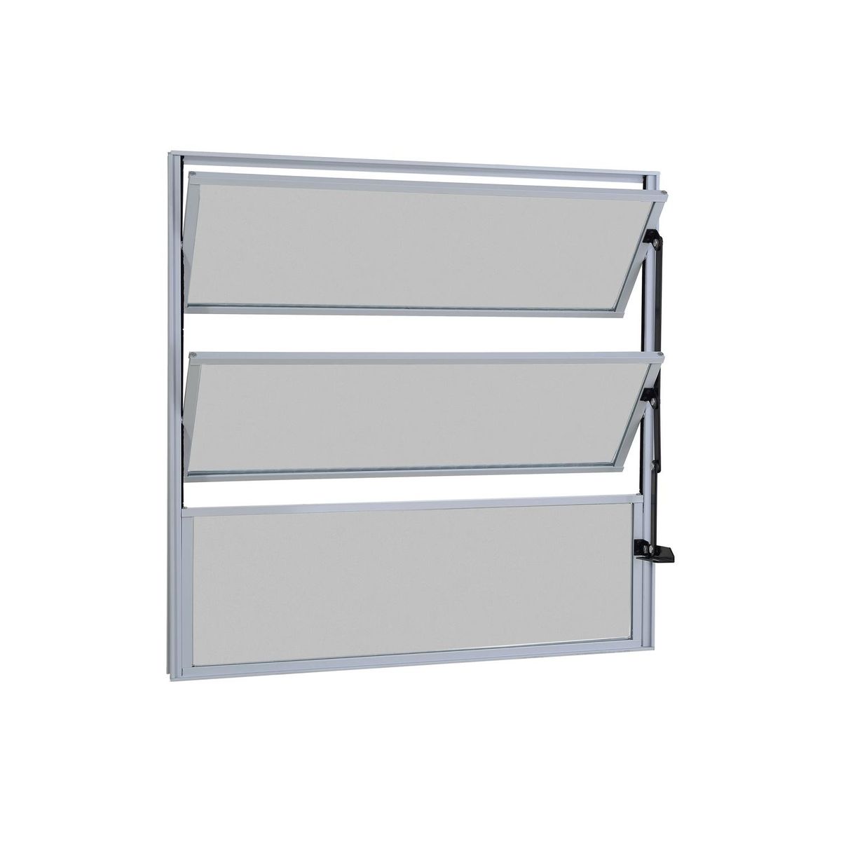 Ecosul Janela Basculante 1 Secção Vidro Mini Boreal 60x60 Branco, marca Esquadrisul - Foto Principal