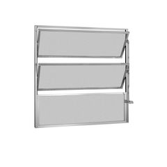 Ecosul Janela Basculante 1 Secção Vidro Mini Boreal 60x60 Brilhante