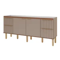 Balcão Coz Agata 194cm Cappuccino/freijo Mgm