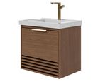 Gabinete para Banheiro Paraty 60cm Freijó Mgm