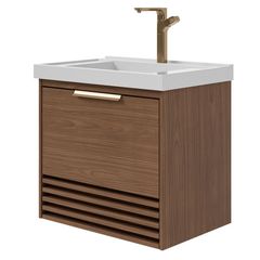 Gabinete para Banheiro Paraty 60cm Freijó Mgm