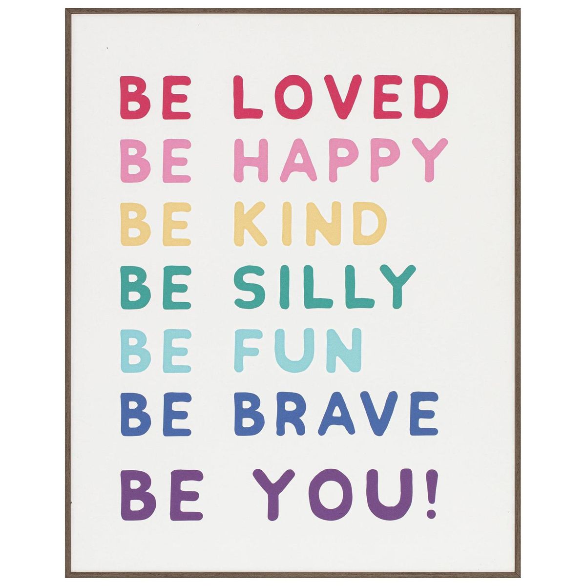 Quadro Be Frase 40x50 Just Home Collection, marca Just Home Collection - Foto Principal