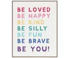 Quadro Be Frase 40x50 Just Home Collection