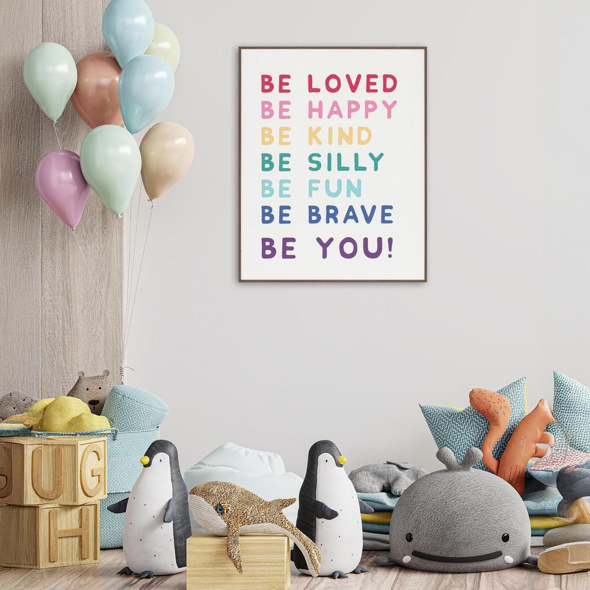 Quadro Be Frase 40x50 Just Home Collection, marca Just Home Collection - Foto 2