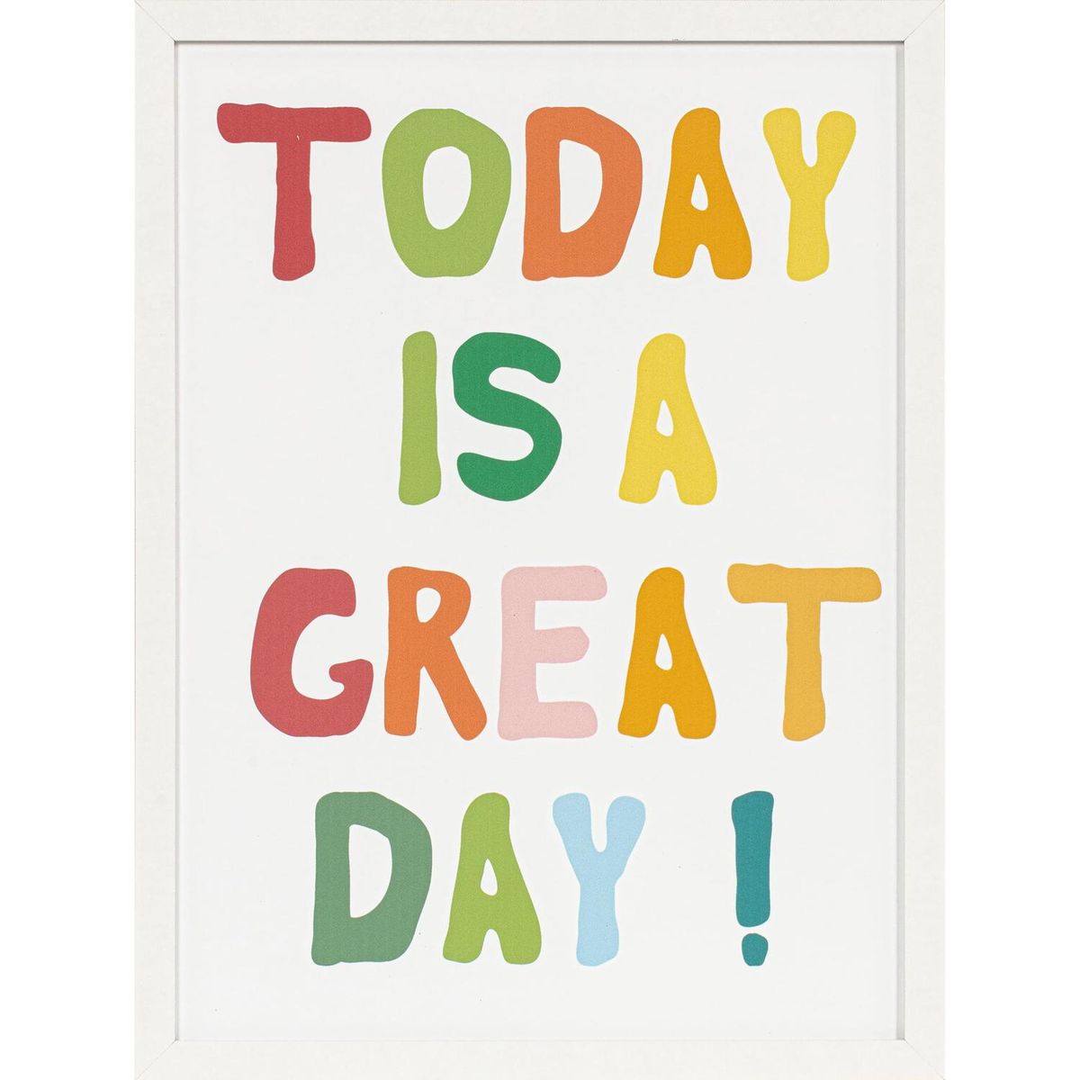 Quadro Today Great 40x50 Just Home Collection, marca Just Home Collection - Foto Principal