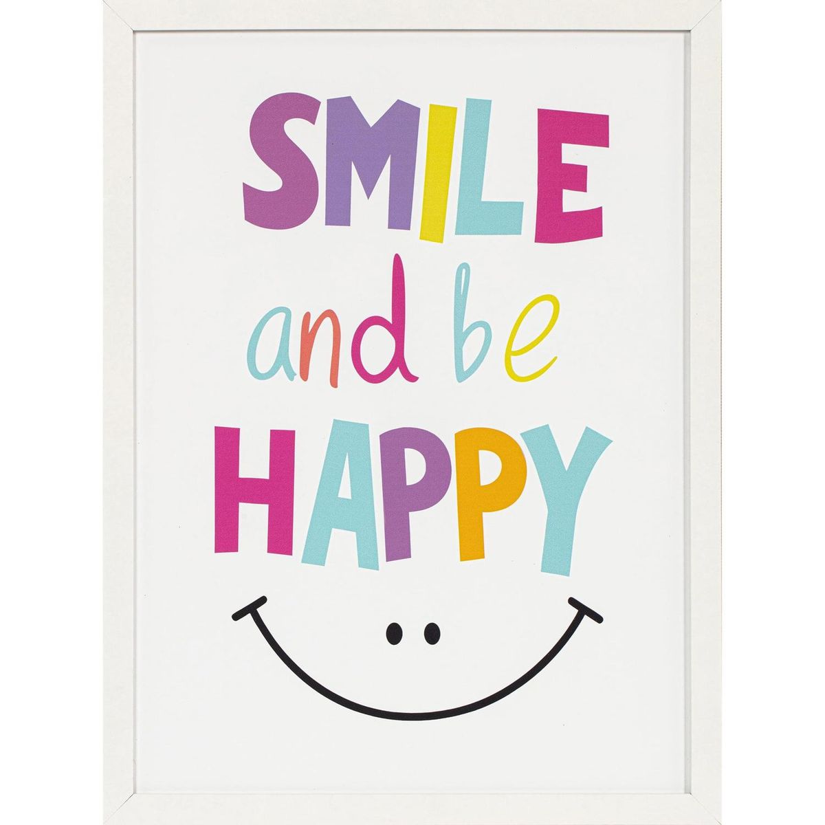 Quadro Smile Happy 40x50 Just Home Collection, marca Just Home Collection - Foto Principal