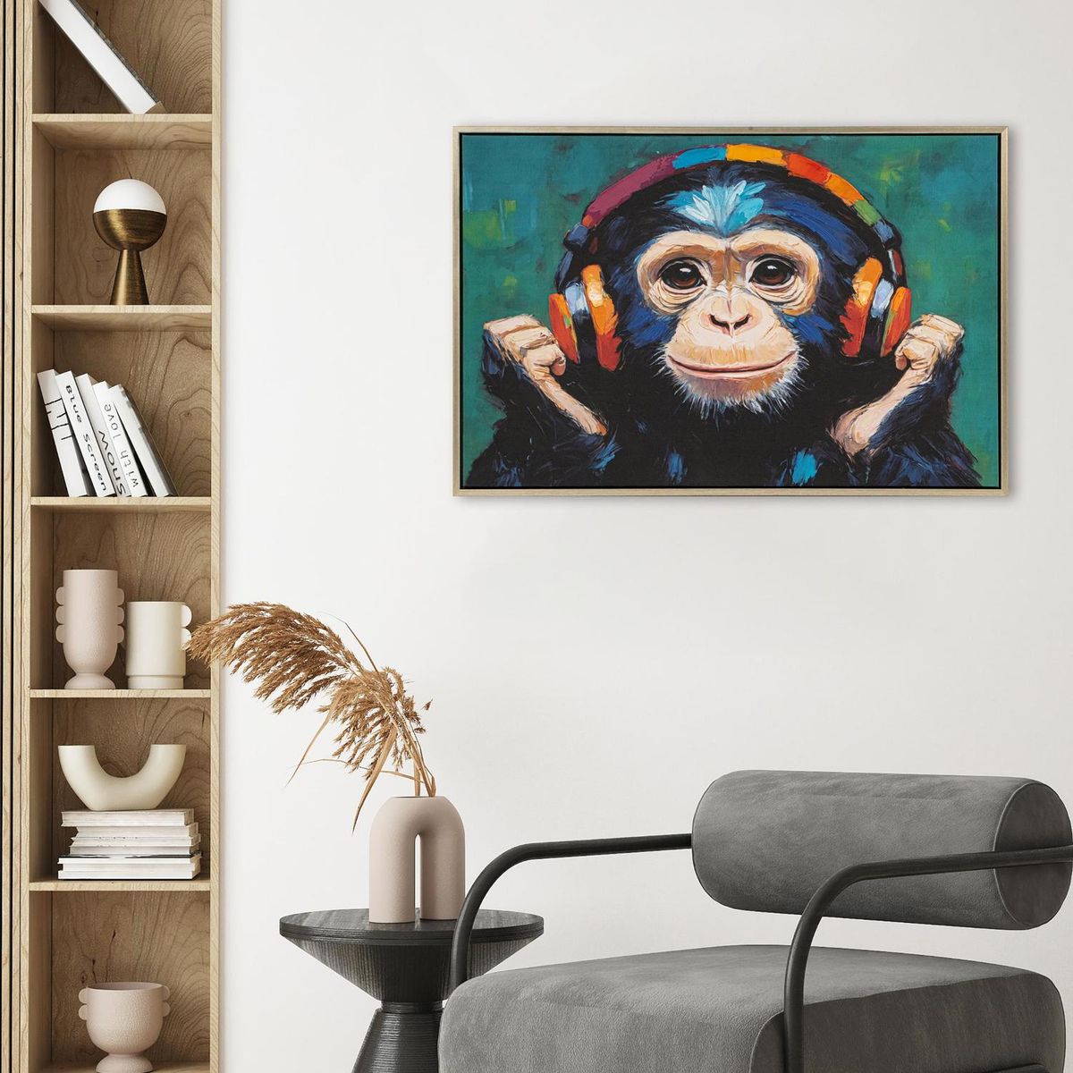 Quadro Mono Audio 60x40 Just Home Collection, marca Just Home Collection - Foto 2