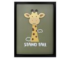 Quadro Infantil Girafa Word 30x40 Just Home Collection