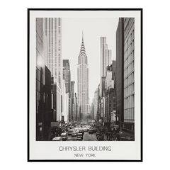 Quadro New York Chrisler 60x80 Just Home Collection