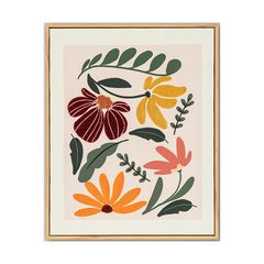 Quadro Natura Flor Amarela 40x50 Just Home Collection