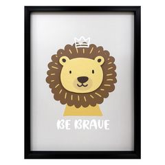 Quadro Infantil Leon 30x40 Just Home Collection
