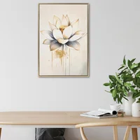Quadro Flor Lótus 40x58 Just Home Collection