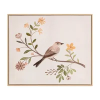 Quadro Canário Café 60x50 Just Home Collection