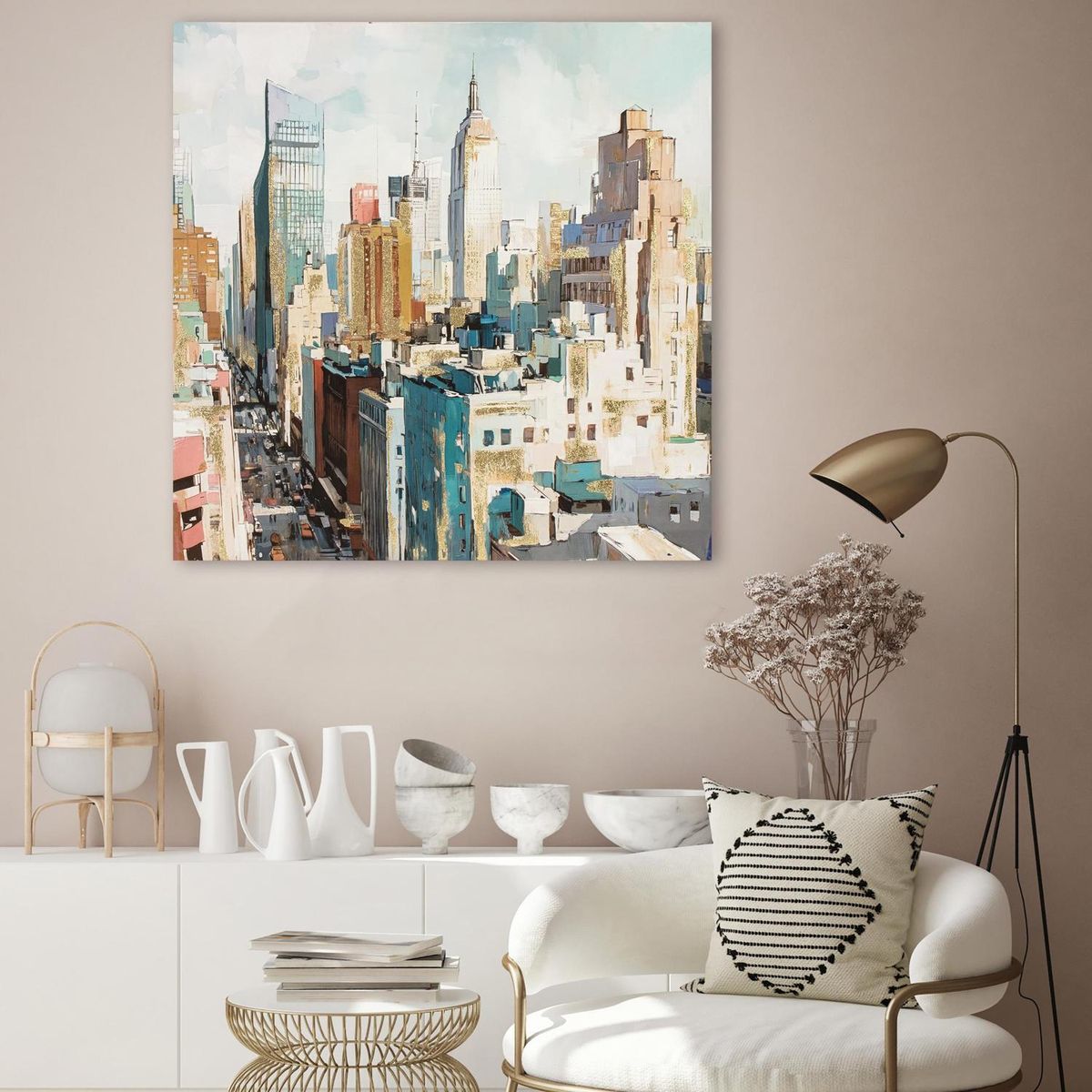 Tela City Grande 80x80 Just Home Collection, marca Just Home Collection - Foto 2