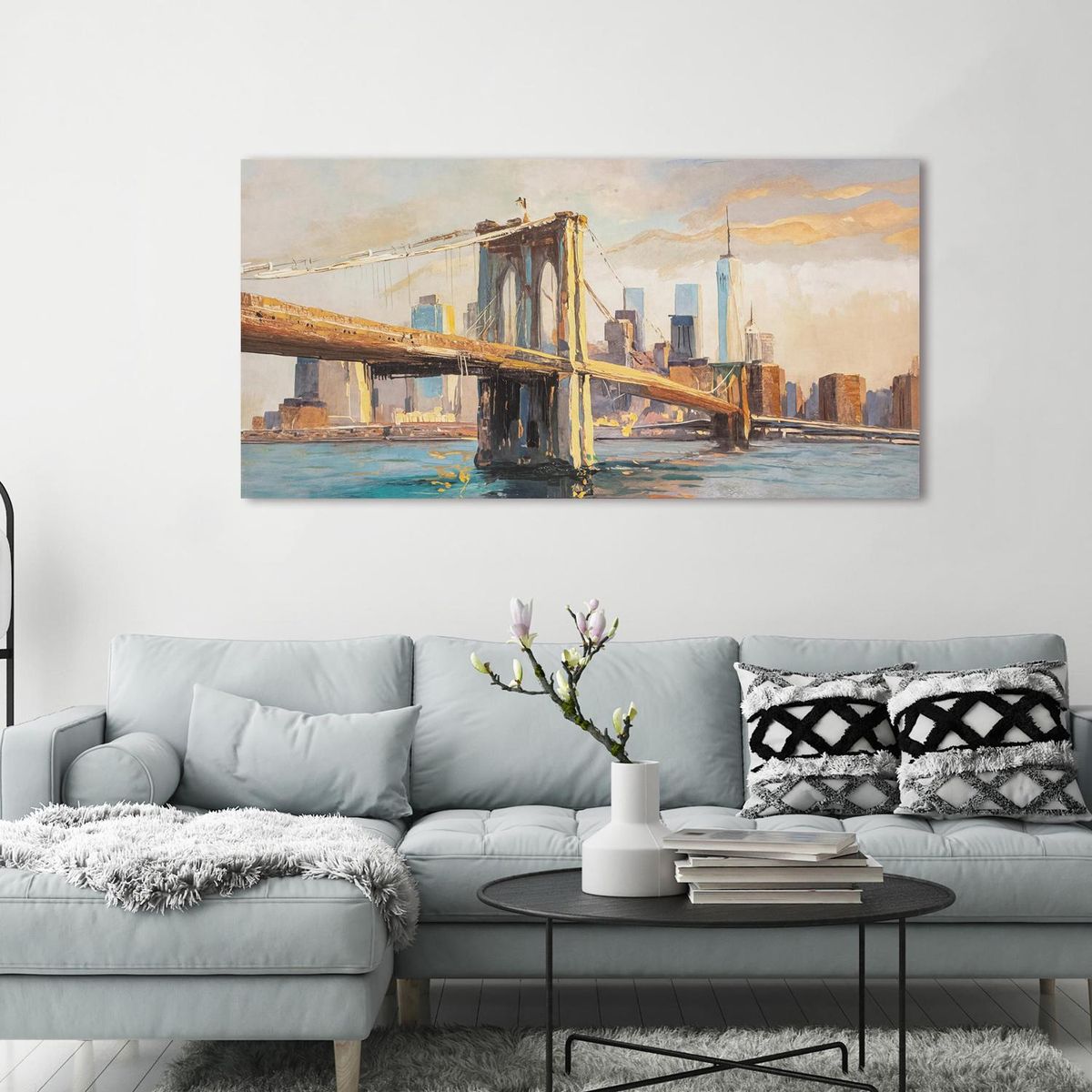 Tela Ponte da Cidade 120x60 Just Home Collection, marca Just Home Collection - Foto 2