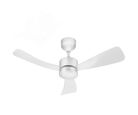 Ventilador de Teto Silence Air 3 Pás Bivolt com Led 18w 6 Velocidades Branco Elgin