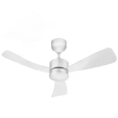 Ventilador de Teto Silence Air 3 Pás Bivolt com Led 18w 6 Velocidades Branco Elgin