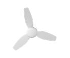 Ventilador de Teto Ciclo 3p Branco Bivolt Ventisol