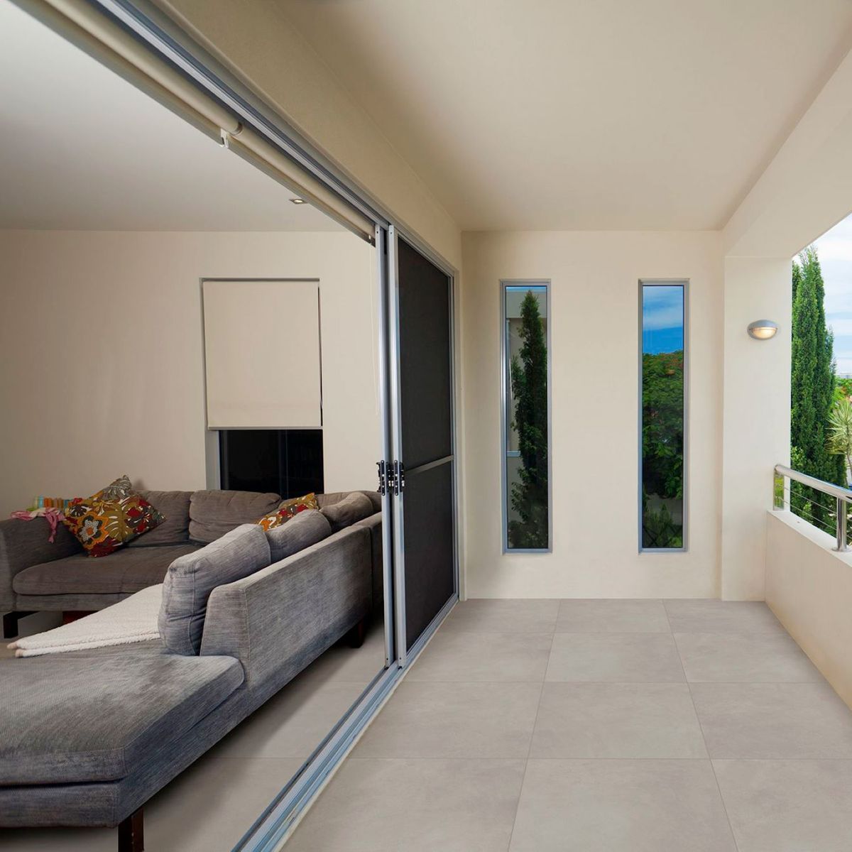 Porcelanato Retificado Madrid Bloc Out Interno/externo Cinza 72x72 Cm Caixa 2,61 M² Delta, marca Delta Cerâmica - Foto 2