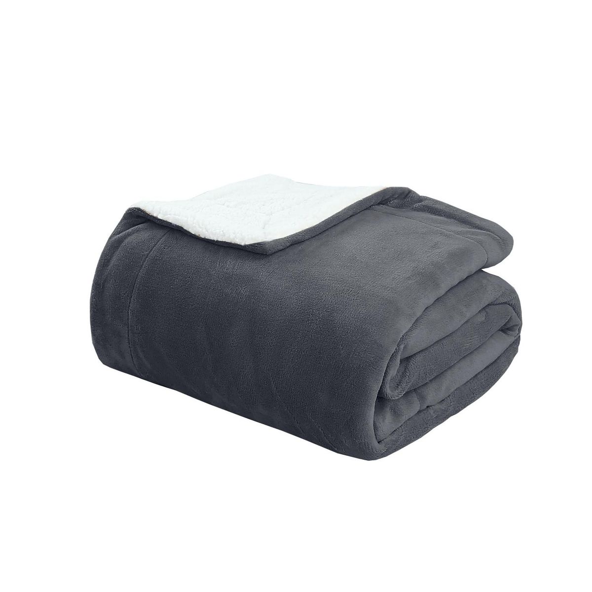 Cobertor Casal Coral 200x220 Grafite Just Home Collection, marca Just Home Collection - Foto 2