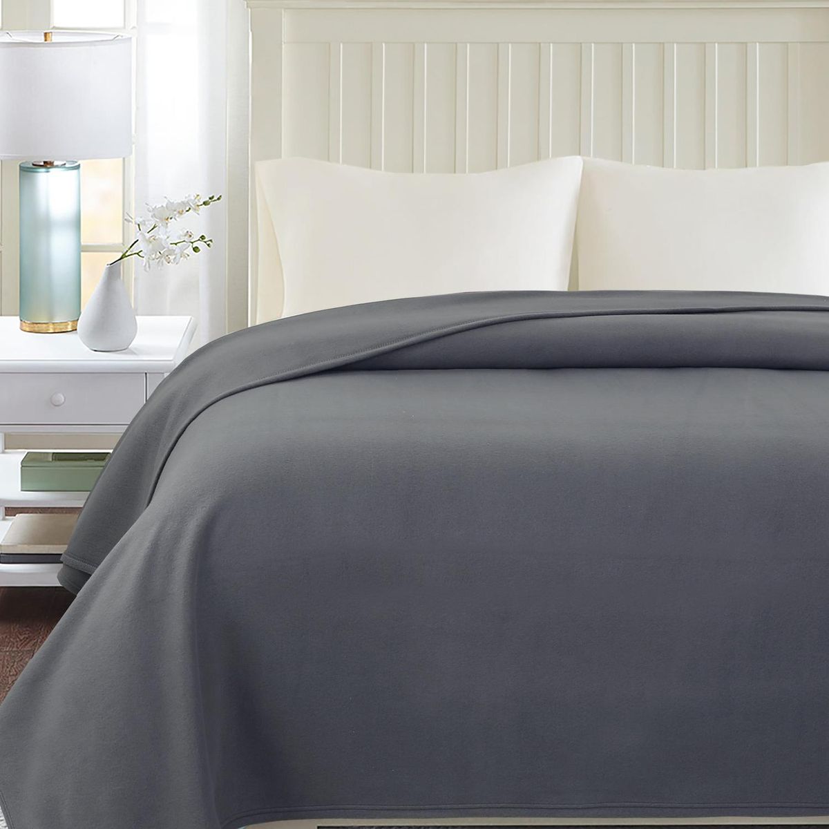 Cobertor Casal 195x220cm Polar Cinza Escuro Just Home Collection, marca Just Home Collection - Foto Principal