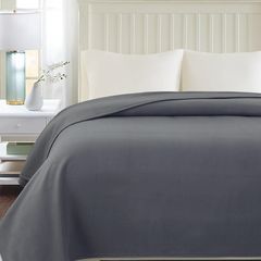 Cobertor Casal 195x220cm Polar Cinza Escuro Just Home Collection