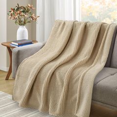 Cobertor Solteiro Sherpa 125x150 Bege Just Home Collection