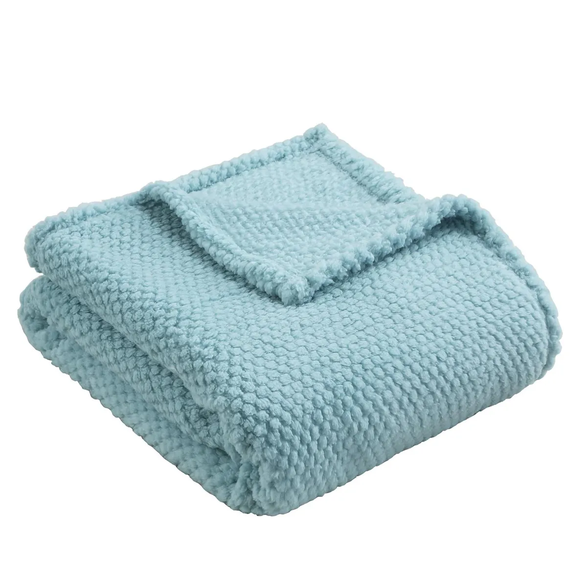 Cobertor Solteiro Sherpa 125x150 Verde Just Home Collection, marca Just Home Collection - Foto 2