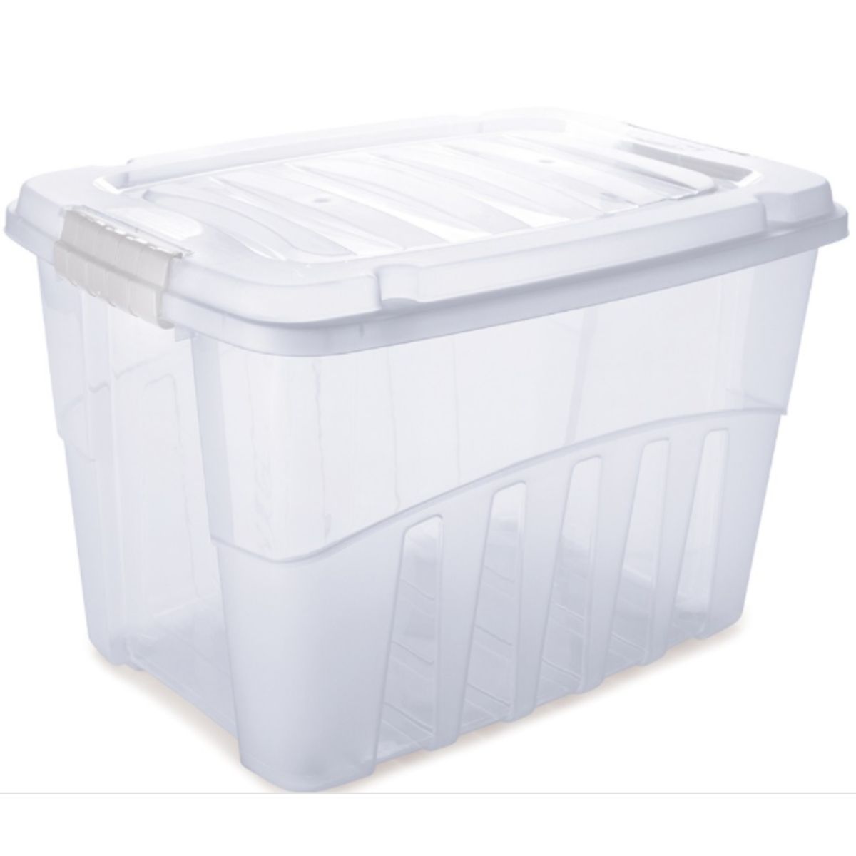 Caixa Organizadora Plastico Transparente Gran Box 28L 45,7x32,6x28cm Plasutil, marca Plasutil - Foto Principal