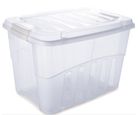 Caixa Organizadora Plastico Transparente Gran Box 28L 45,7x32,6x28cm Plasutil