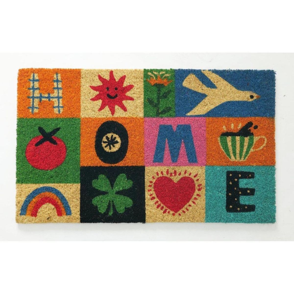 Capacho Colorido Home 45x75 Just Home Collection, marca Just Home Collection - Foto Principal