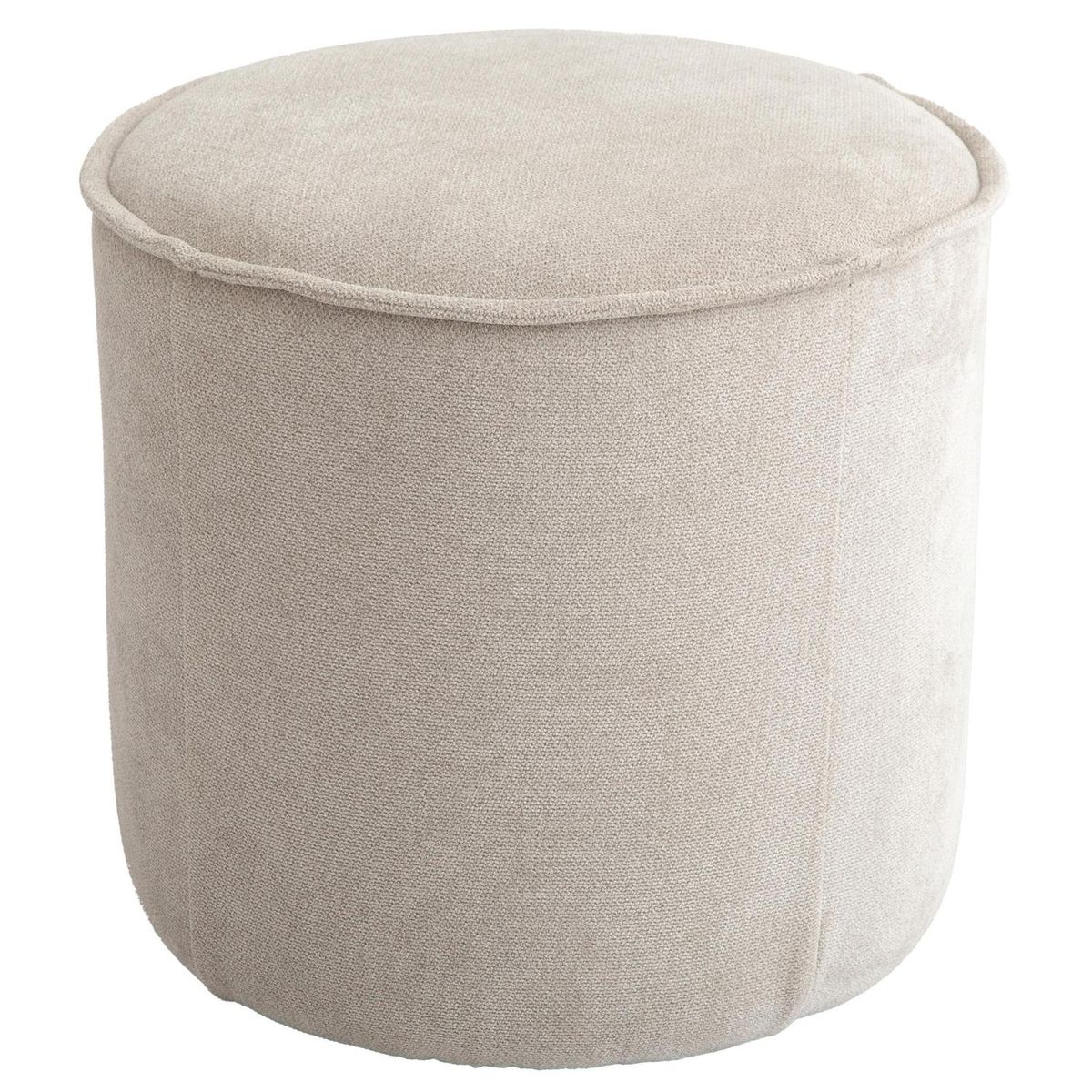 Puf Redondo 40x40x40 Bege Just Home Collection, marca Just Home Collection - Foto Principal