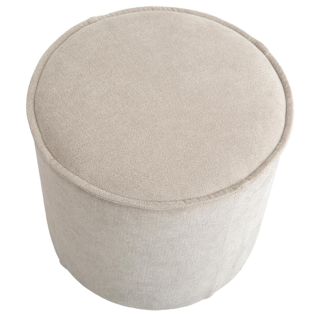 Puf Redondo 40x40x40 Bege Just Home Collection, marca Just Home Collection - Foto 2