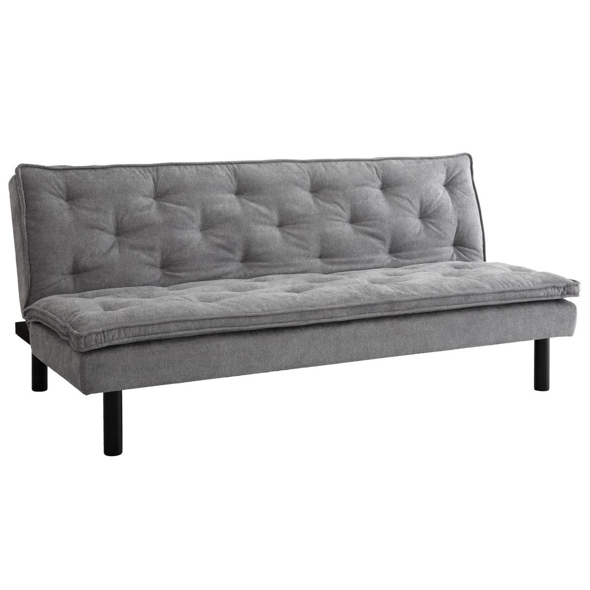 Sofá Cama Estofado Cinza Just Home Collection, marca Just Home Collection - Foto Principal