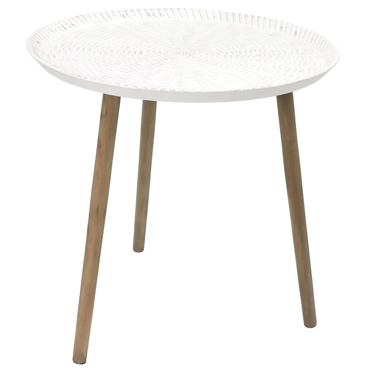 Mesa Lateral 60x60x58 Branco Just Home Collection, marca Just Home Collection - Foto Principal