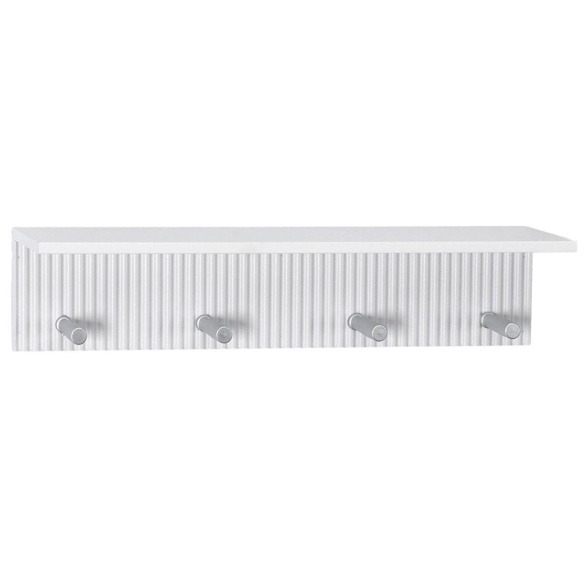 Prateleira com Gancho 45,6x10x10 Branco Just Home Collection, marca Just Home Collection - Foto Principal