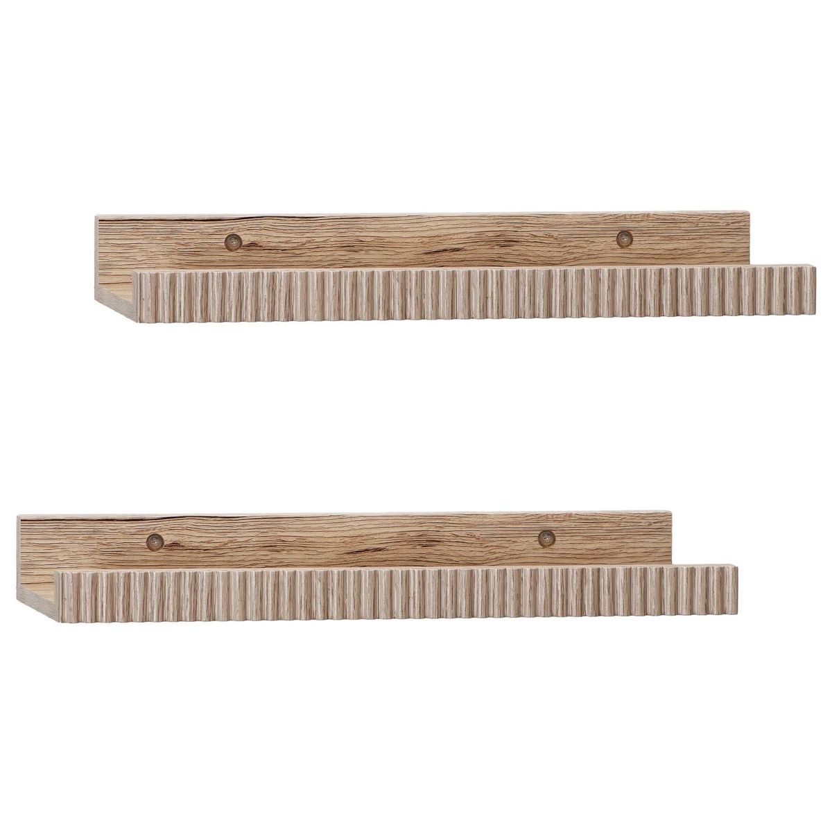 Conjunto com 2 Prateleiras de Parede 40x10 Natural Just Home Collection, marca Just Home Collection - Foto Principal