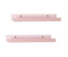 Conjunto com 2 Prateleiras 40x10cm Rosa Just Home Collection