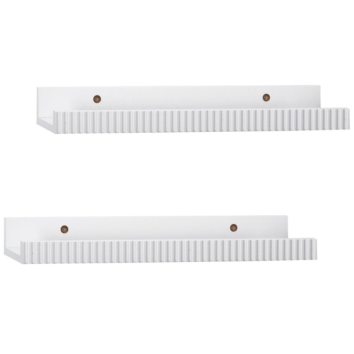 Conjunto com 2 Prateleiras 40x10cm Branca Just Home Collection, marca Just Home Collection - Foto Principal