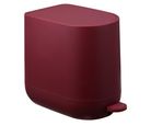 Lixeira 5 Litros Oval Vermelha Just Home Collection