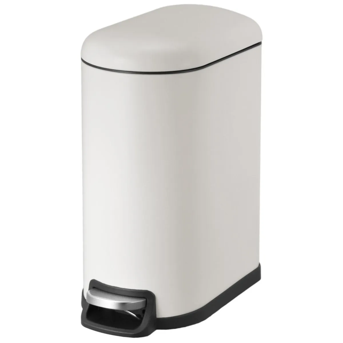 Lixeira de 10 Litros com Fechamento Suave Branca Just Home Collection, marca Just Home Collection - Foto Principal