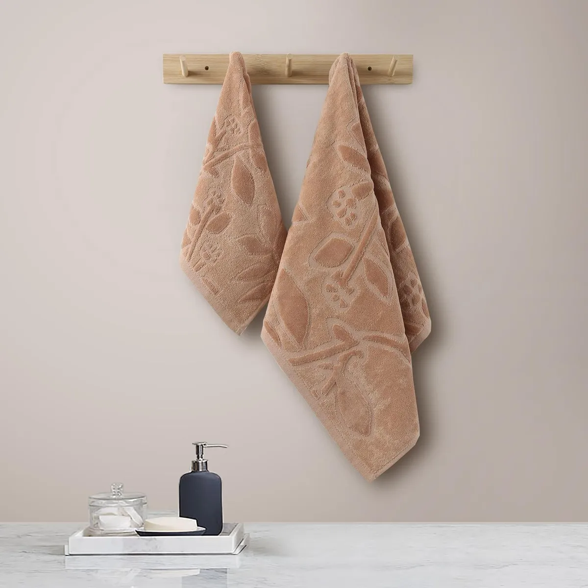 Conjunto com 2 Toalhas de Rosto Moka Just Home Collection, marca Just Home Collection - Foto 2