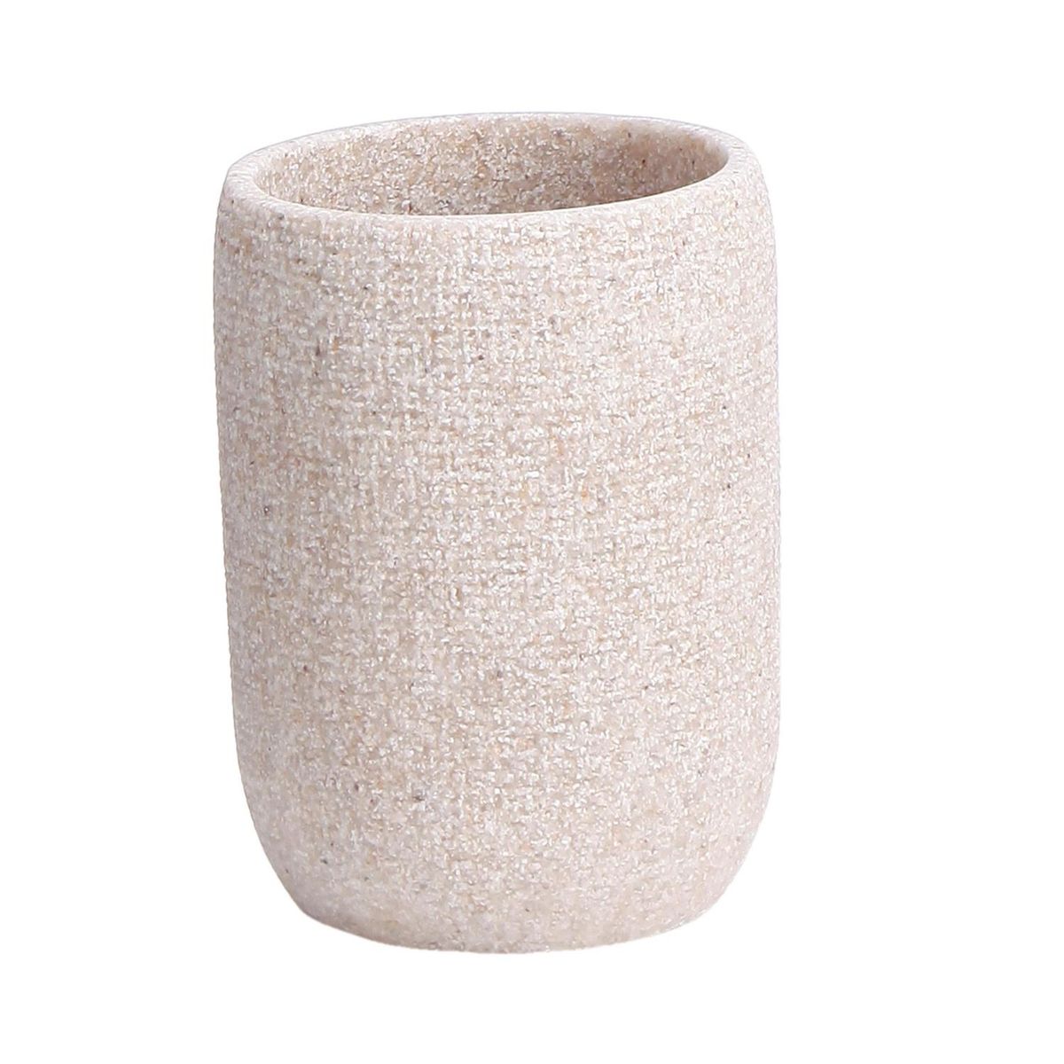 Porta Escova de Dentes de Poliresina Areia Just Home Collection, marca Just Home Collection - Foto Principal