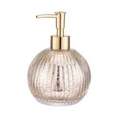 Dispensador de Vidro Dourado Just Home Collection