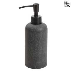 Dispensador de Sabonete Preto Stone Just Home Collection