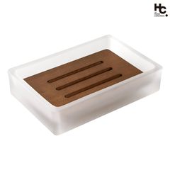 Saboneteira de Vidro Fosco Just Home Collection